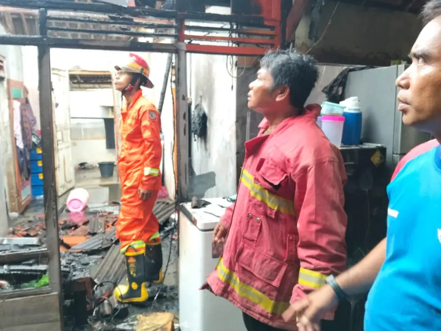Rumah Kontrakan di Bantarsari Cilacap Ludes Terbakar, Kerugian Ditaksir Rp50 Juta