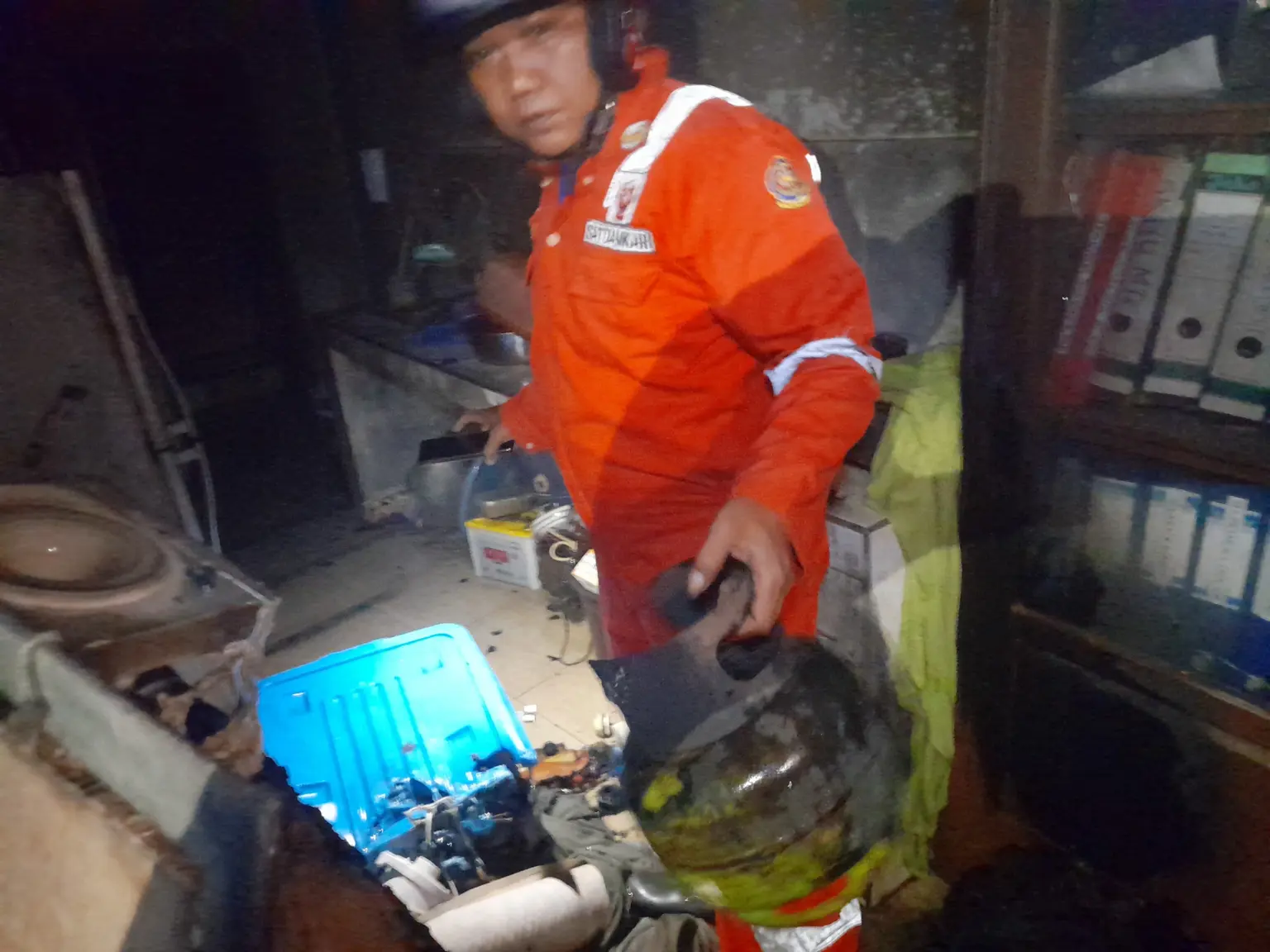 Kebocoran Gas Picu Kebakaran di Ponpes Majenang, Dapur Nyaris Ludes