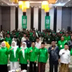 Suasana acara Muscab DPC PKB Banyumas di Sebuah Hotel, di Purwokerto, Sabtu (18/04/2026).