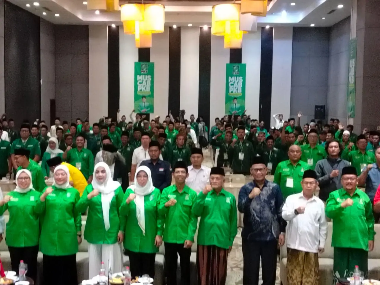 Suasana acara Muscab DPC PKB Banyumas di Sebuah Hotel, di Purwokerto, Sabtu (18/04/2026).