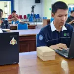 Lindan dan Vanda, dua siswa SMKN Susukan Banjarnegara yang berhasil tembus keamanan NASA, Kamis (23/4/2026). ( Foto: Heri C)