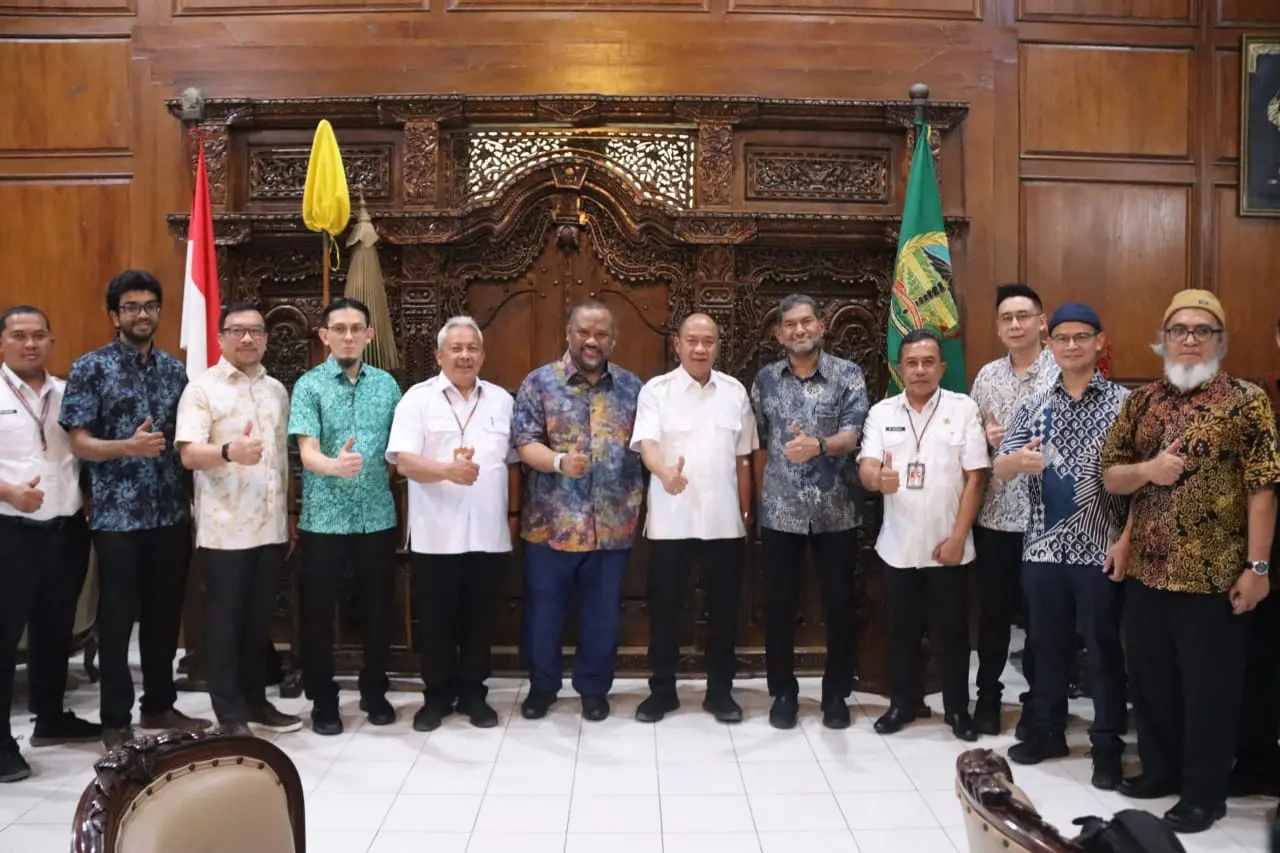 Suasana pertemuan Delegasi Malaysia dengan Pemkab Banyumas, di Ruang Joko Kaiman, Komplek Pendopo Si Panji Purwokerto, Rabu (15/04/2026)