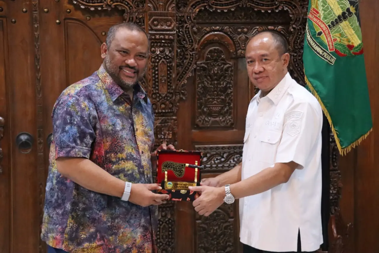 Suasana pertemuan Delegasi Malaysia dengan Pemkab Banyumas, di Ruang Joko Kaiman, Komplek Pendopo Si Panji Purwokerto, Rabu (15/04/2026)