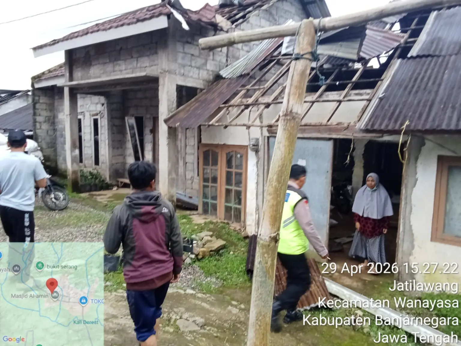 Angin puting beliung jatilawang wanayasa banjarnegara