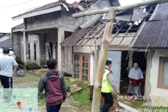 Angin puting beliung jatilawang wanayasa banjarnegara