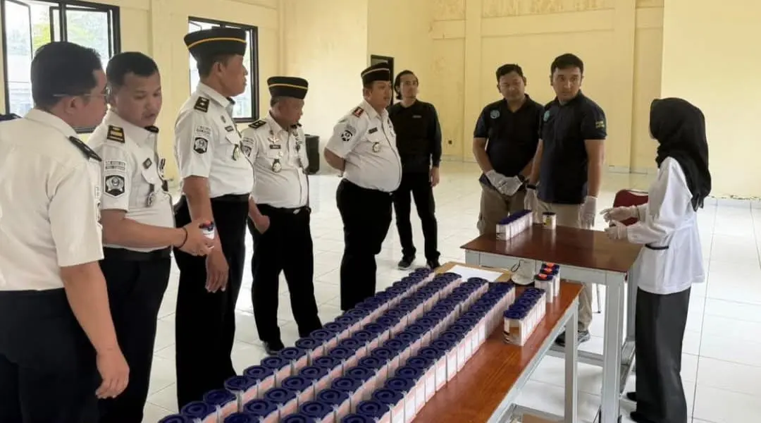 Razia Kamar dan Tes Urine Digencarkan di Lapas Nirbaya Nusakambangan