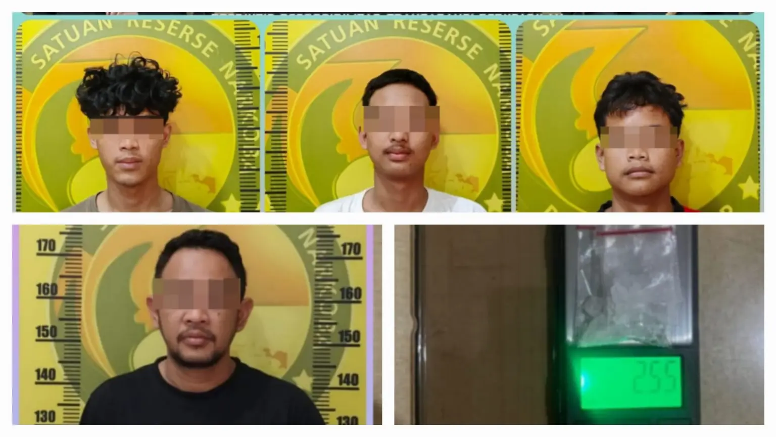 Polresta Cilacap amankan pelaku dan barang bukti narkoba. (Polresta Cilacap).