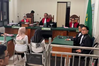 Suasana persidangan kasus korupsi BOK Puskesmas Kutasari Purbalingga di PN Tipikor Semarang, Rabu (22/4/2026). (Foto: Kalimasada Law Firm Purbalingga)