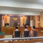 Suasana sidang terdakwa perkara Tapol Banyumas dalam sidang yang digelar di Pengadilan Negeri Purwokerto, Rabu (29/4/2026). (Besari)
