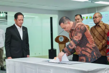 Penandatanganan penanganan sampah