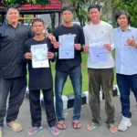 Bebasnya tiga tapol Banyumas disambut keluarga, Rabu (29/04/2026).