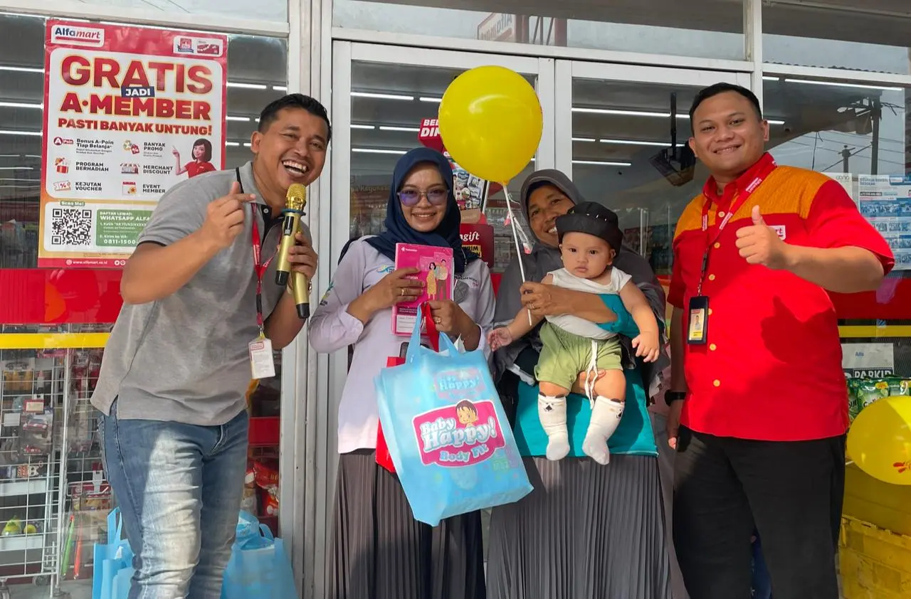 Alfamart dan Baby Happy Perluas Program Posyandu, 6.000 Ibu dan Anak Jadi Sasaran