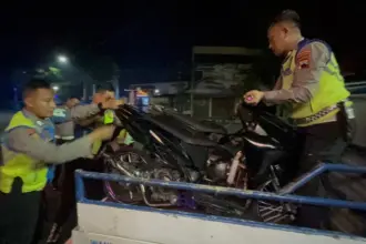 Diduga Akan Balapan, 20 Motor Diamankan Polres Purbalingga