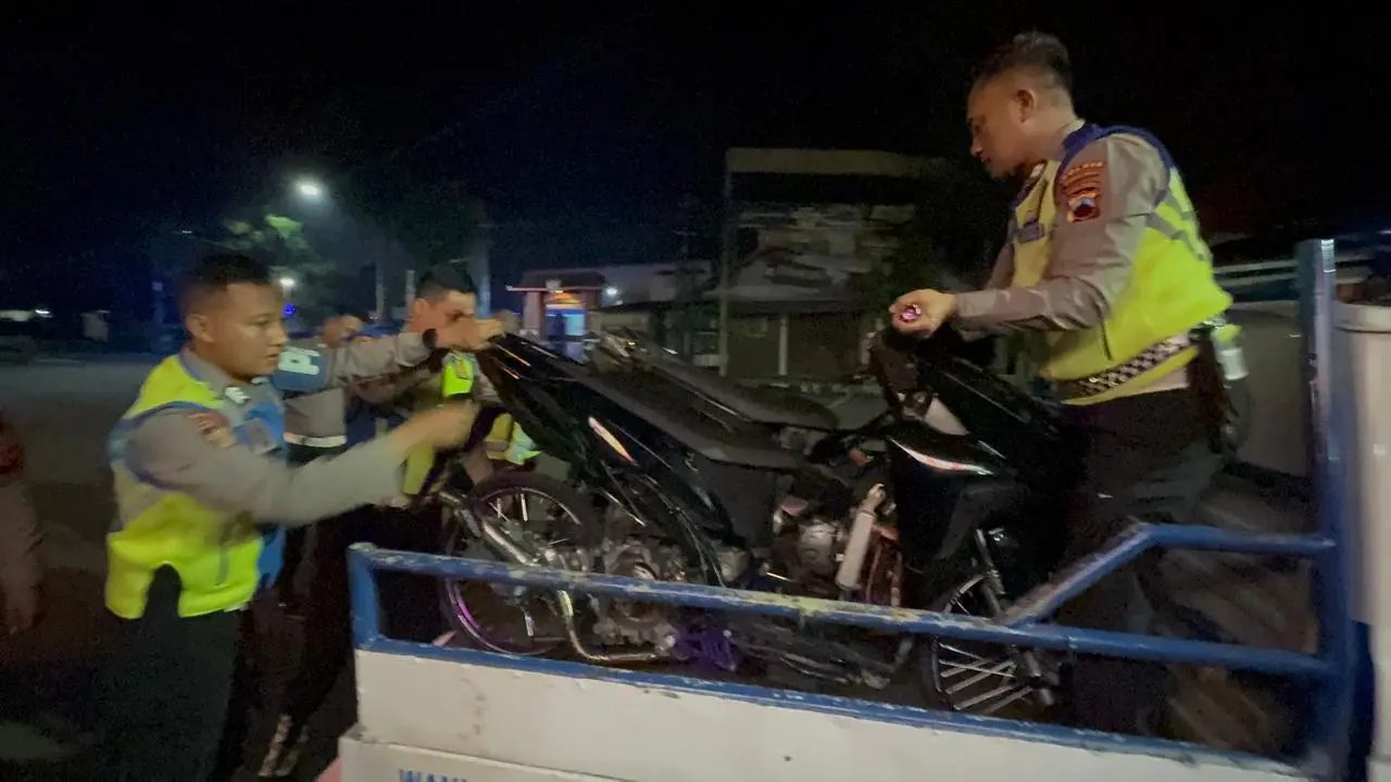 Diduga Akan Balapan, 20 Motor Diamankan Polres Purbalingga