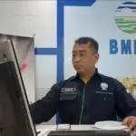 Ketua Tim Kerja Pelayanan Data dan Diseminasi Informasi BMKG Cilacap, Teguh Wardoyo. (Dok).