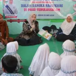 Pesan Bunda Hani untuk Anak-anak PAUD Kutasari, Selalu Libatkan Alloh Dalam Tiap Keinginan