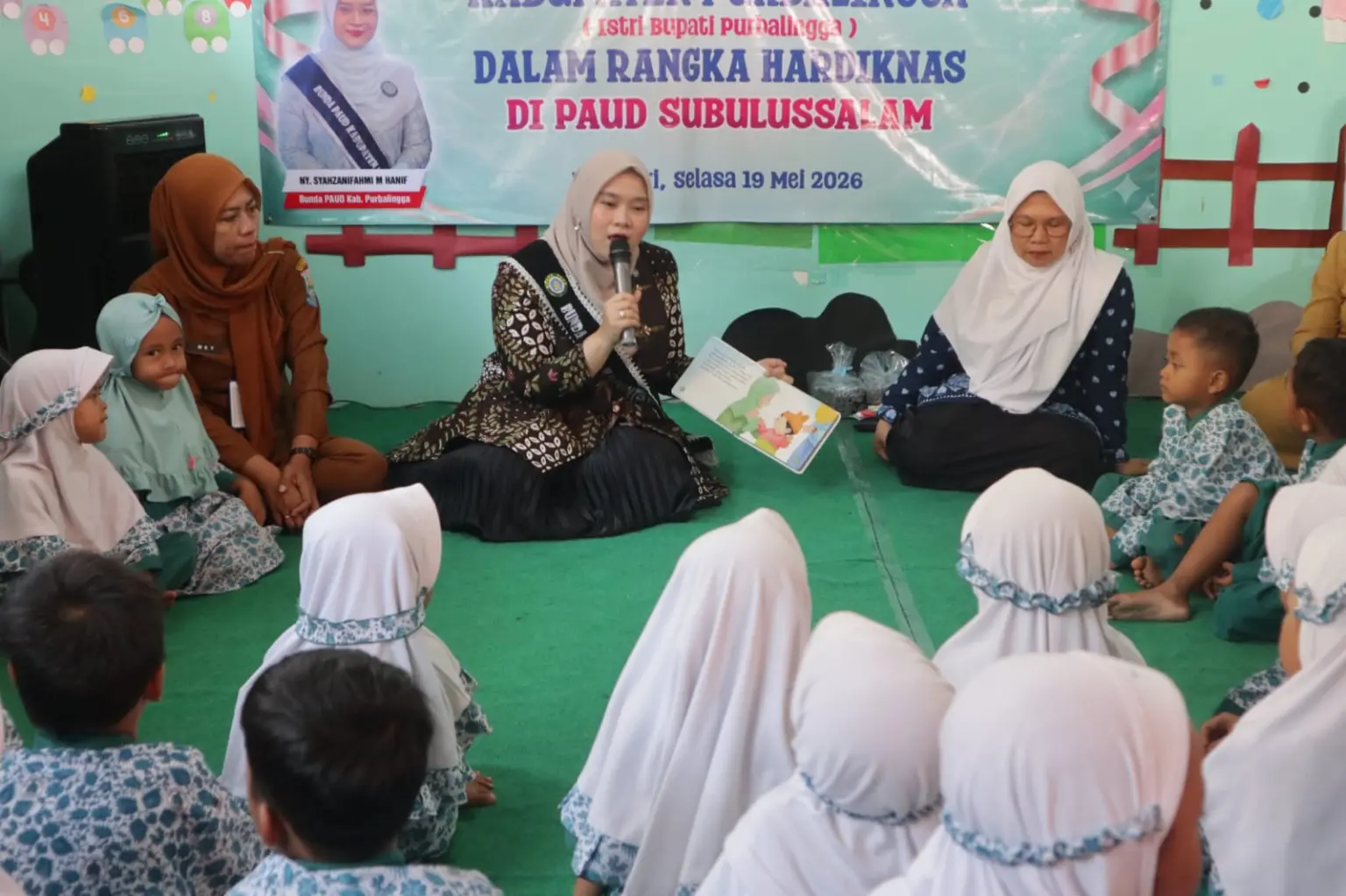 Pesan Bunda Hani untuk Anak-anak PAUD Kutasari, Selalu Libatkan Alloh Dalam Tiap Keinginan