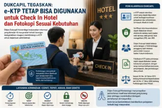 Ilustrasi penggunaan e-KTP (Foto: Ai)