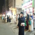 Sejumlah jemaah haji asal Kabupaten Purbalingga saat memasuki kota suci Mekkah, Senin (18/5/2026). (Foto: FH/Kominfo)