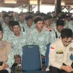 Para jemaah calon haji asal Kabupaten Cilacap saat mengikuti acara pelepasan di Pendapa Wijayakusuma. (Pemkab Cilacap).