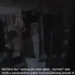 Pesan berantai terkait teror pocong di Cilacap yang meresahkan warga. (Dok).