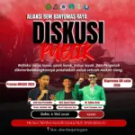 Leaflet ajakan diskusi publik untuk rakyat Banjarnegara, 6 Mei 2026. (Dok: Aliansi BEM Banjarnegara).