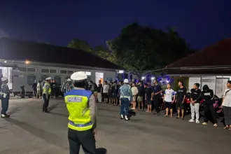 Razia Balap Liar di Cilacap, 56 Motor Diamankan Polisi