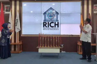Peresmian Rumah Inovasi Cilacap HIVE atau RICH oleh Kepala Bappeda Cilacap. (Faiz Ardani).