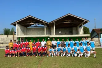 Pembukaan Pra Popda SMP Wanadadi cabang sepak bola