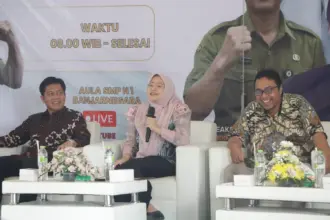 Bincang pendidikan di SMPN 1 Banjarnegara