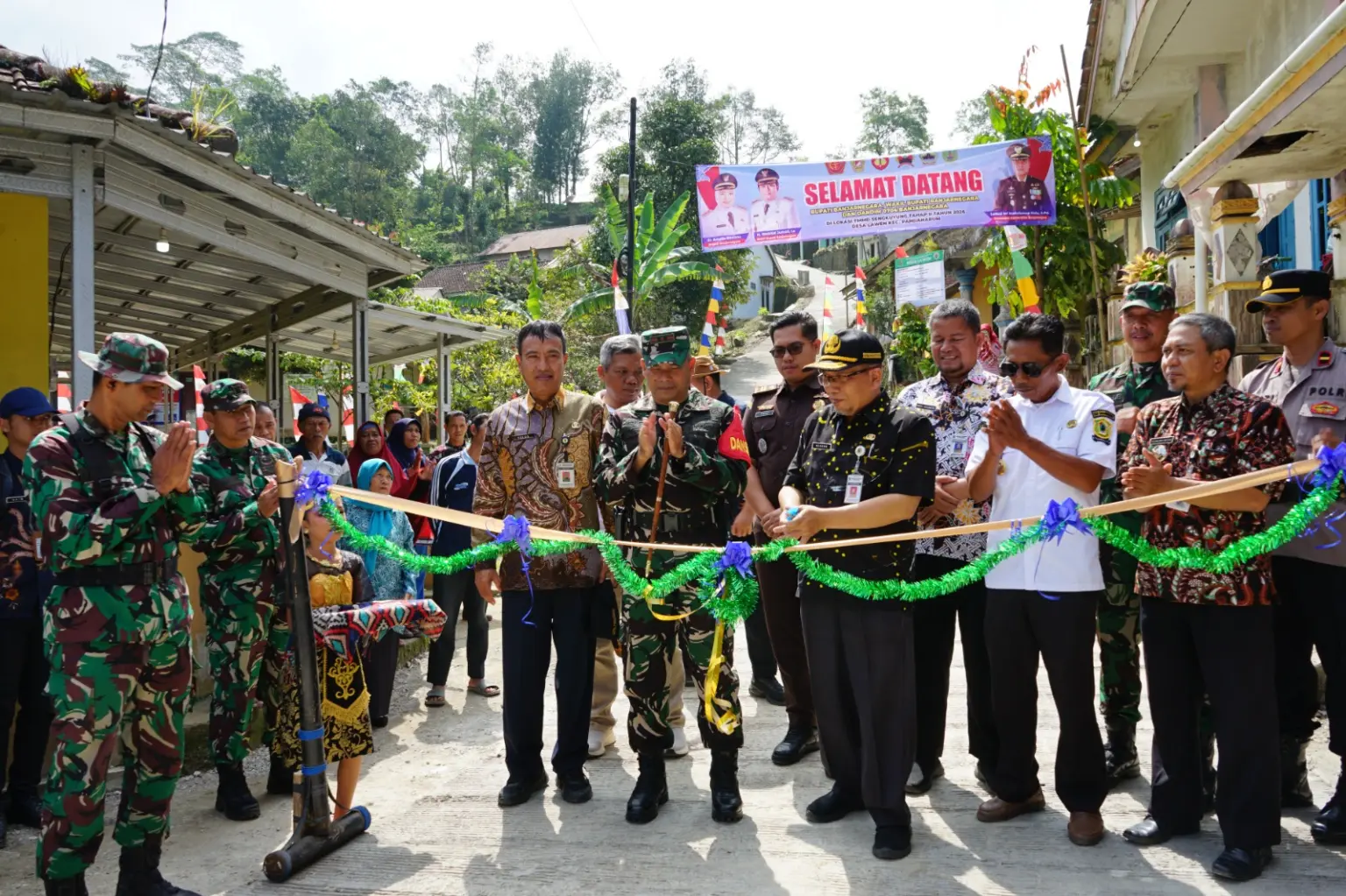 Berkat TMMD, jalur Lawen-Sirongge mulus