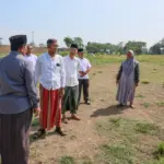 Sekda Jateng saat meninjau lokasi banjir lumpur