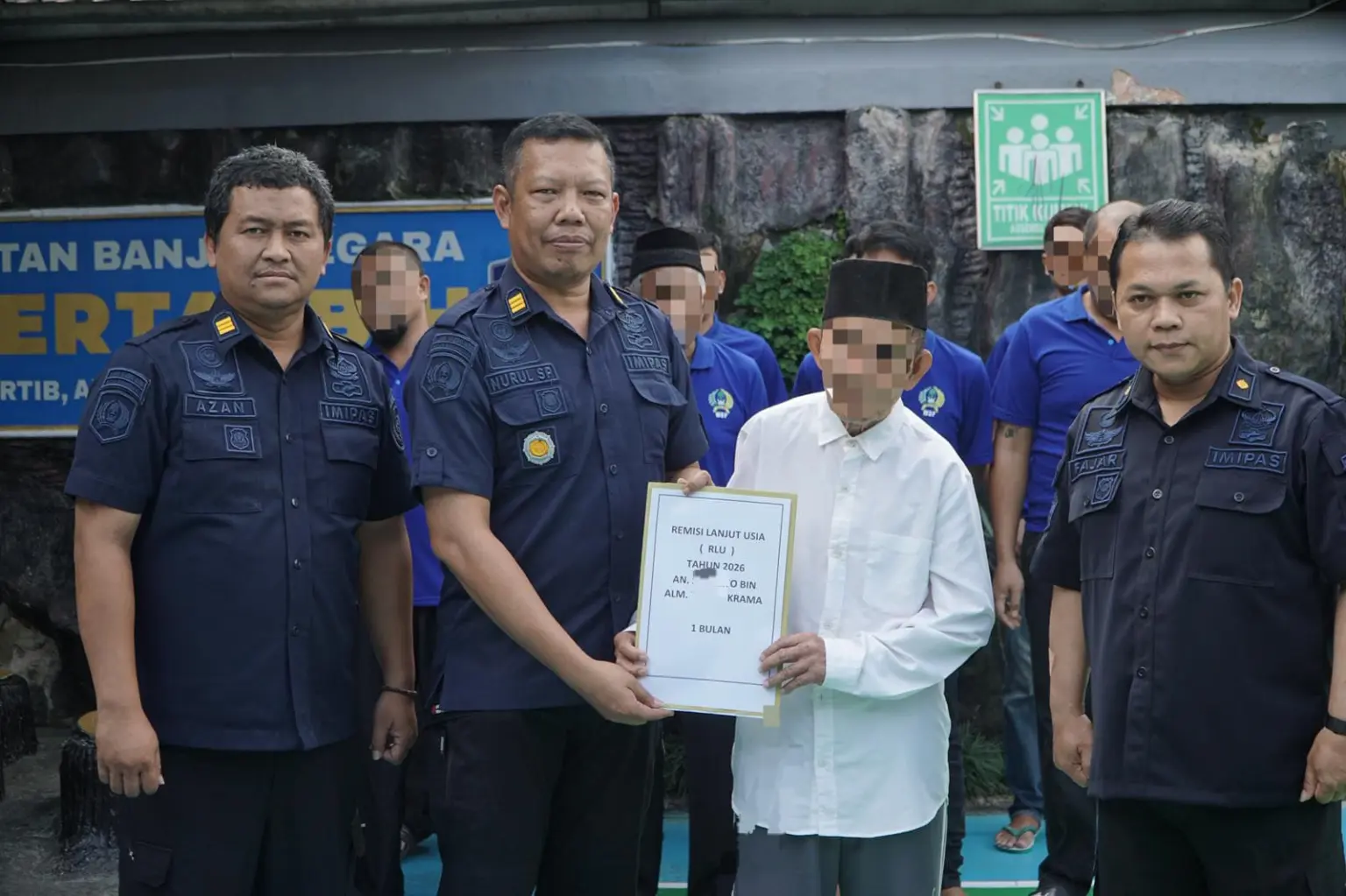 Warga binaan dapat remisi khusus lansia
