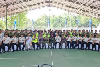 Lapas se Nusakambangan dan Cilacap Ikrar perang teehadpa handphone ilegal, narkoba, hingga praktik penipuan. (Faiz Ardani).