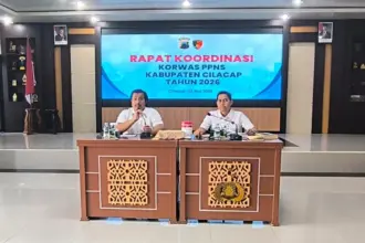Satreskrim Polresta Cilacap Gelar Rakor Bintek PPNS 2026. (Satreskrim)