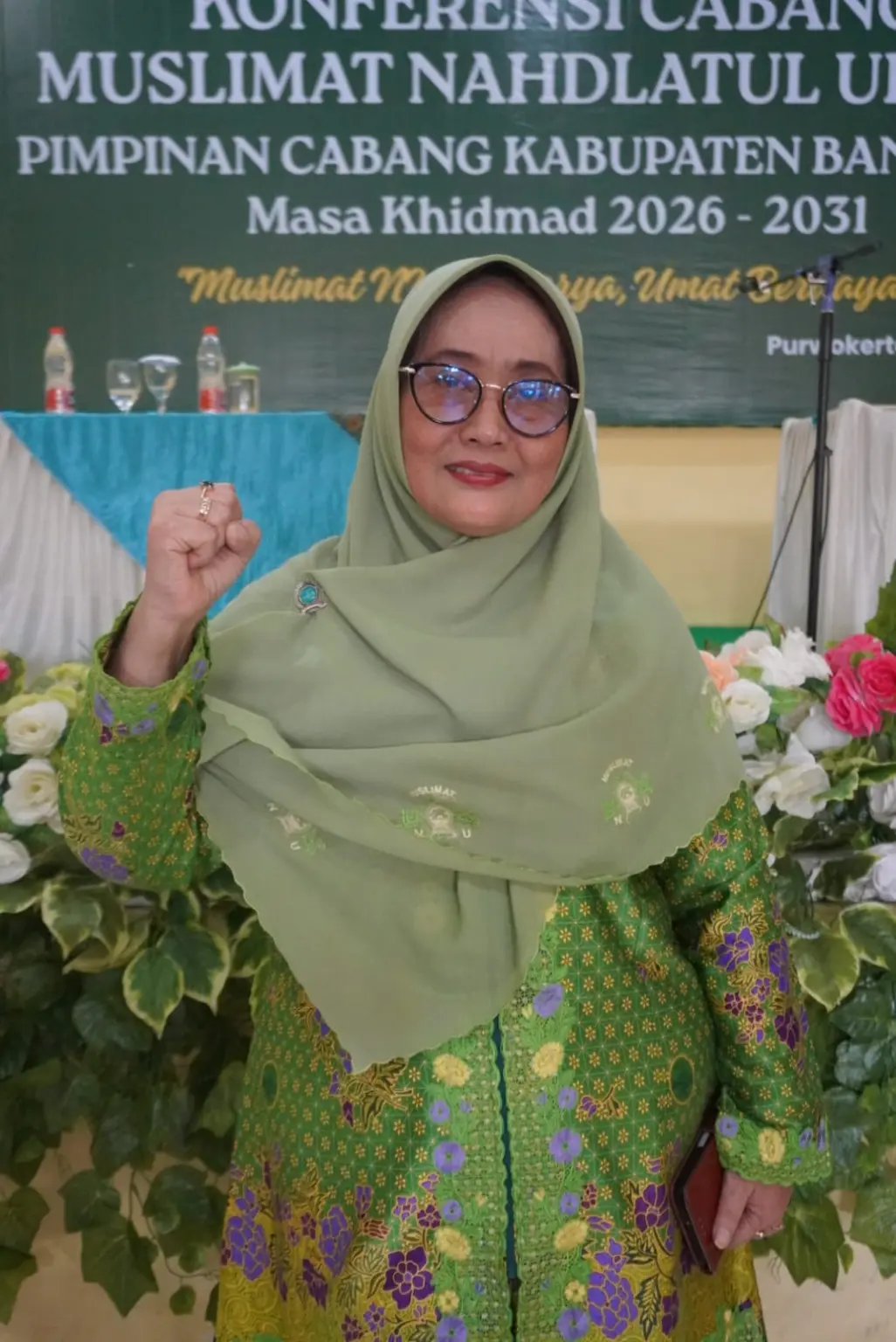 Kalah Dukungan PAC tapi Lolos Syarat PD PRT, Hj. Suhartiningsih Nakhodai Muslimat NU Banyumas
