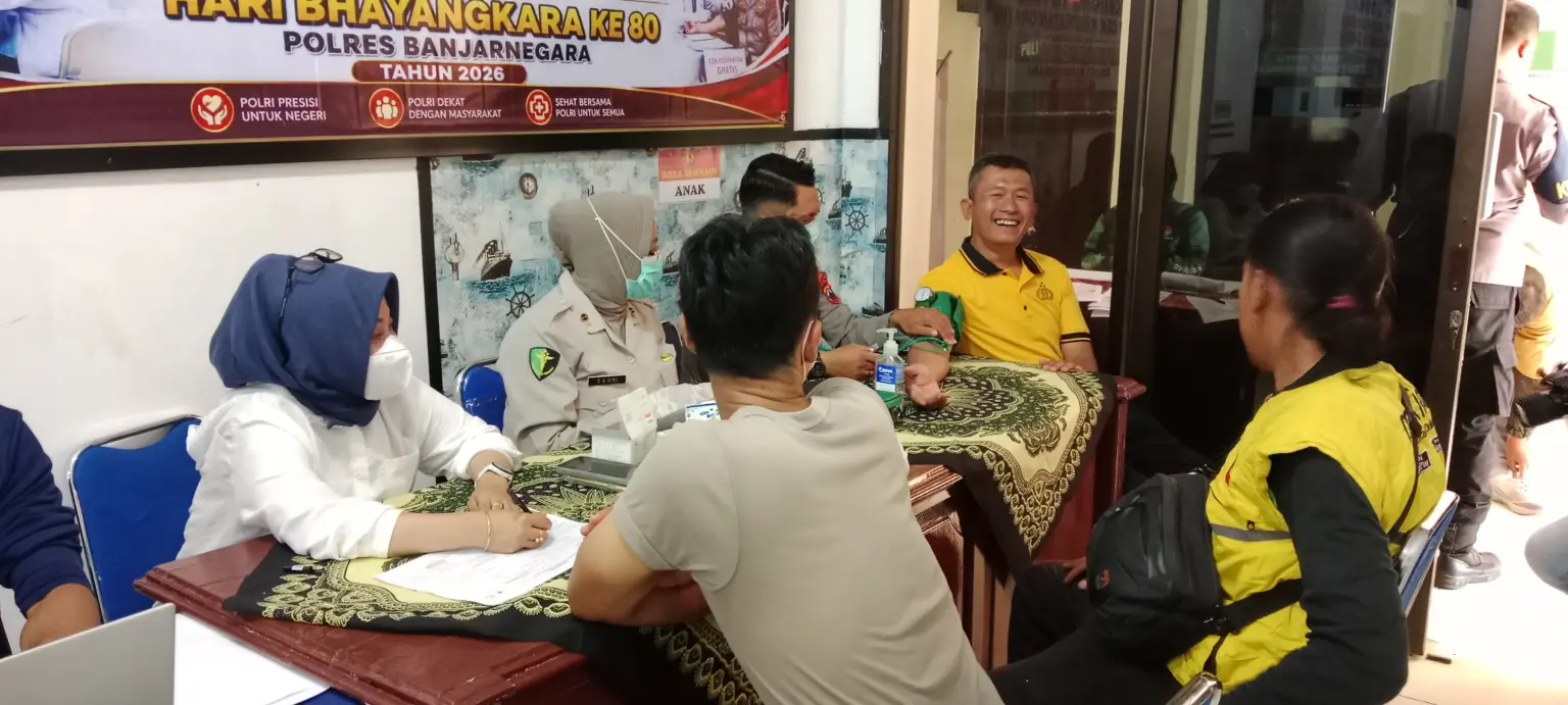 Cek kesehatan gratis Mapolres Banjarnegara