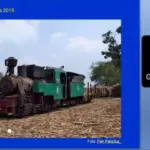 Lokomotif bersejarah dari Pabrik gula Klampok Banjarnegara yang sedang direstorasi di Belanda, Minggu 21 Juni 2026. (Foto: dok Webinar KSPI)