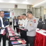 Polda Jateng menggelar konferensi pers pengungkapan kasus penipuan online internasional bermodus investasi kripto palsu yang meraup keuntungan sekitar Rp 41 miliar. (Polda Jateng).