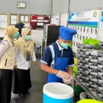 Tim dari Puskesmas 1 Banjarnegara saat memeriksa dapur Rutan Banjarnegara