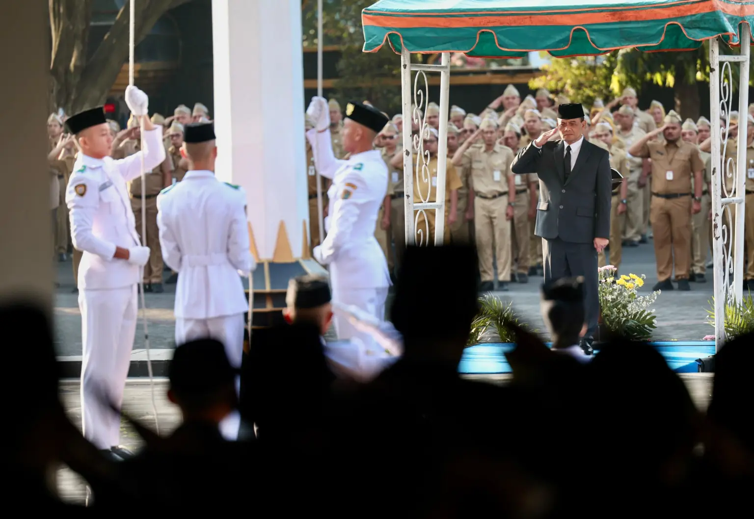 Gubernur Ahmad Luthfi dalam Upacara Hari Lahir Pancasila