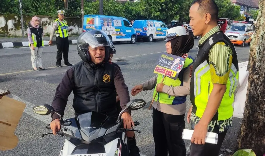 Satlantas Polres Banjarnegara lakukan sosialisasi tertib lalu lintas