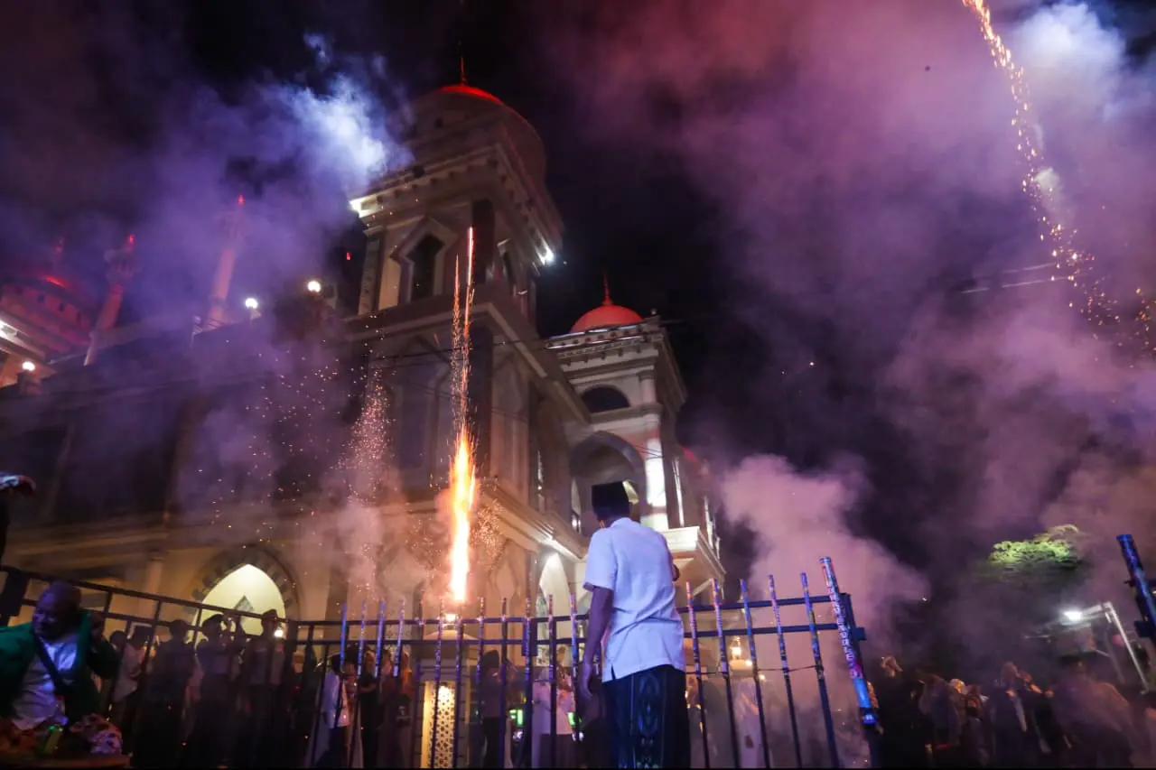 meriah, pawai obor peringatan 1 muharram