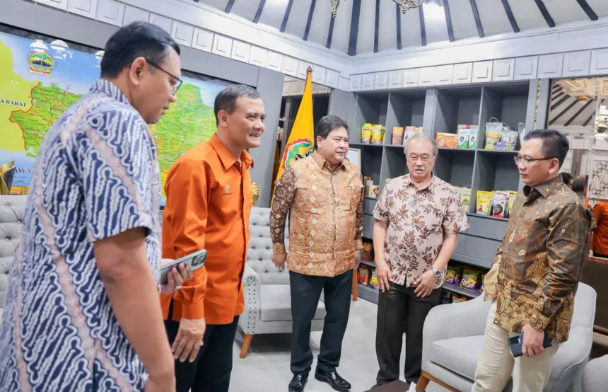 Apindo saat melakukan pertemuan dengan gubernur Jateng