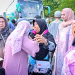Tangis haru sambut kepulangan jemaah haji asal Banjarnegara