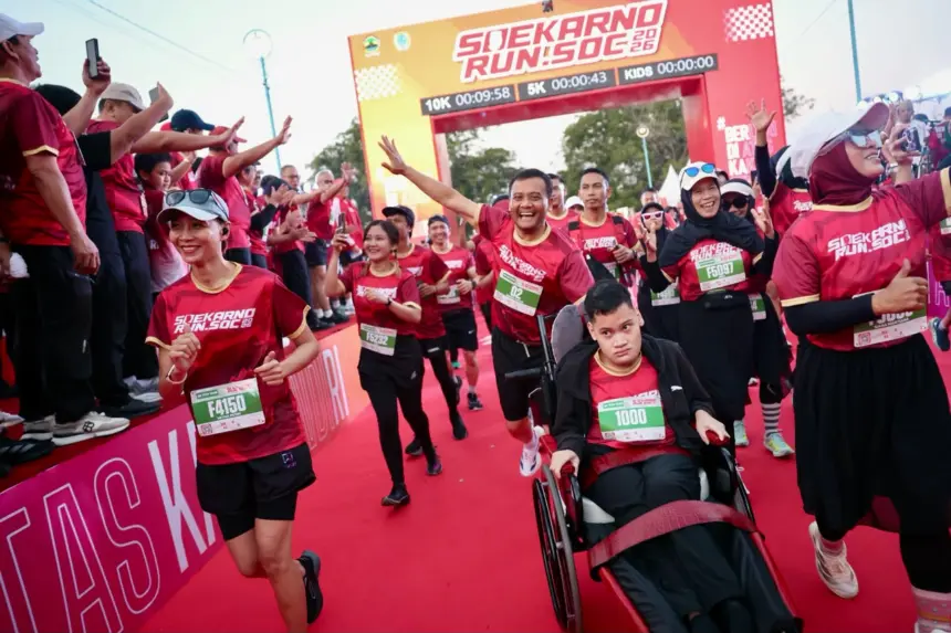 Gubernur dorong putranya ikut Soekarno Run 2026